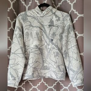 Abercrombie & Fitch Boys  Light Gray and White Hoodie. Size 11/12